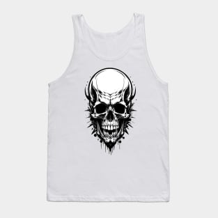 Big head skull Tank Top